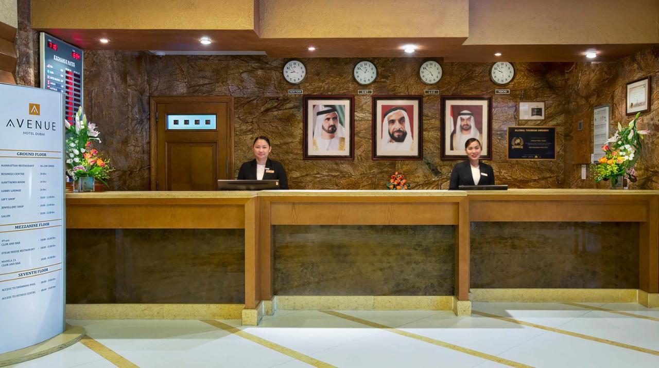 Avenue Hotel Dubai Exterior foto